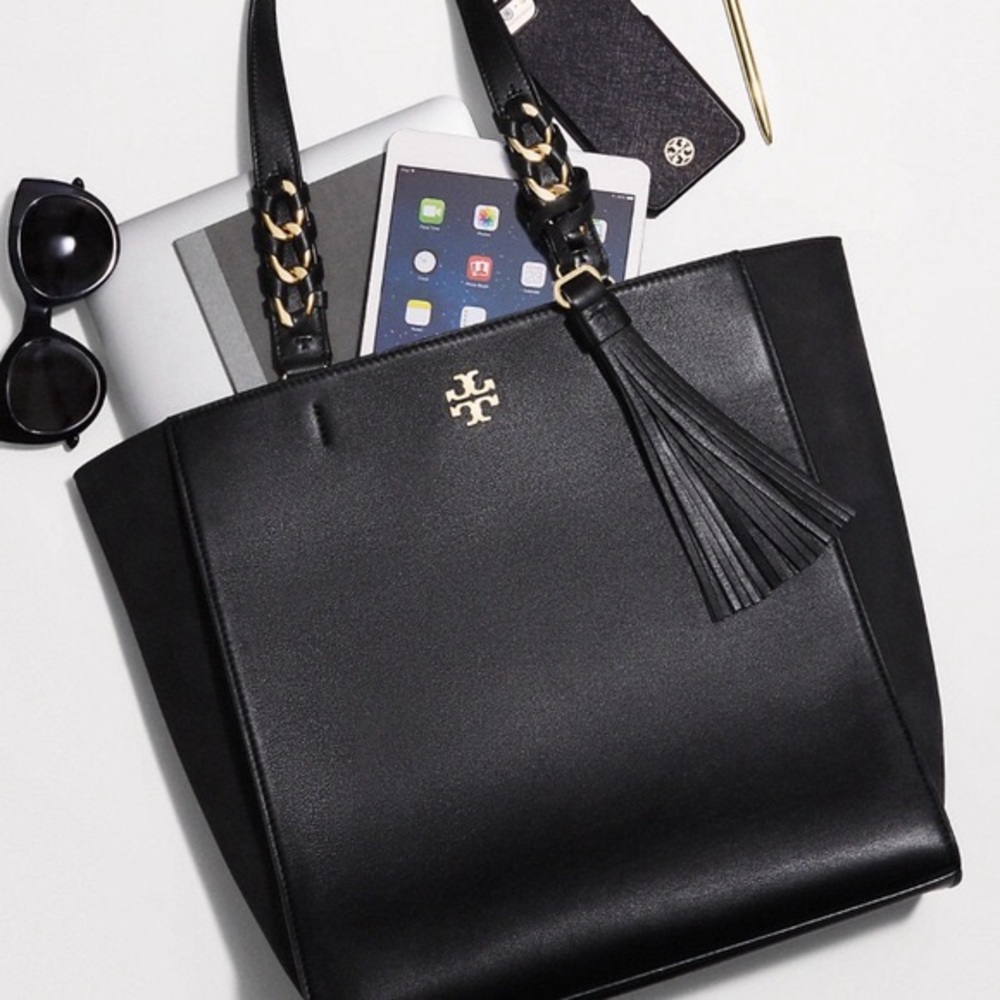 Tory Burch Black Brooke Tote